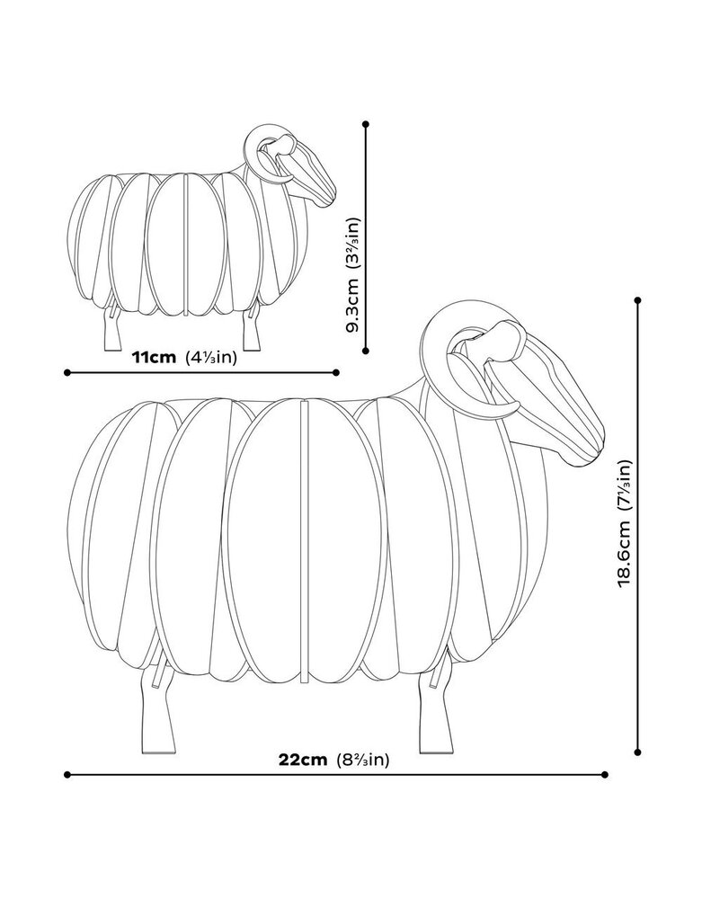 LOVI LOVI Ram (various sizes) white