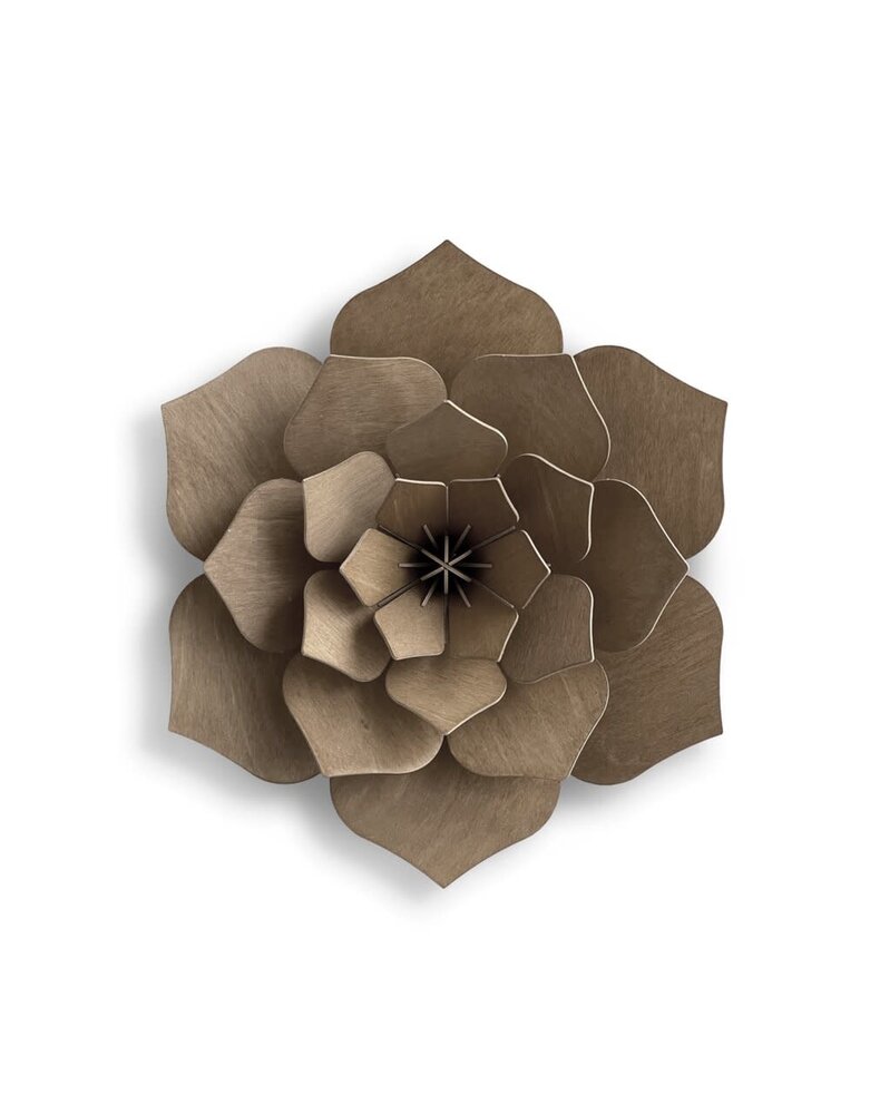 LOVI Lovi Decor Flower Brown - 4 sizes - Birch Wood 3D DIY kit LOVI Lovi Decor Flower Brown - 4 sizes - Birch Wood 3D DIY kit