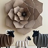LOVI Lovi Decor Flower Brown - 4 sizes - Birch Wood 3D DIY kit LOVI Lovi Decor Flower Brown - 4 sizes - Birch Wood 3D DIY kit