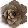 LOVI Lovi Decor Flower Bruin - 4 formaten - Berkenhout 3D DIY pakket LOVI Lovi Decor Flower Bruin - 4 formaten - Berkenhout 3D DIY pakket