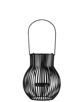 Uyuni Lighting UYUNI Upside-down lantern for LED candles black metal Medium