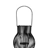 Uyuni Lighting UYUNI Upside-down lantern for LED candles black metal Medium