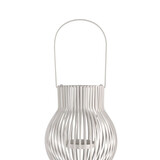 Uyuni Lighting UYUNI Upside-down lantern for LED candles light grey metal Medium