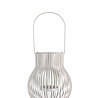 Uyuni Lighting UYUNI Upside-down lantern for LED candles light grey metal Medium