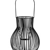 Uyuni Lighting UYUNI Upside-down lantern for LED candles black metal Large
