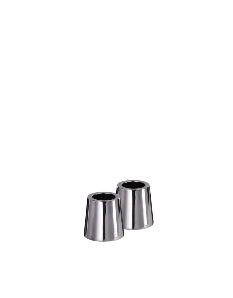 Uyuni Lighting Uyuni Mini Candle Holder set of 2 chrome for mini candles