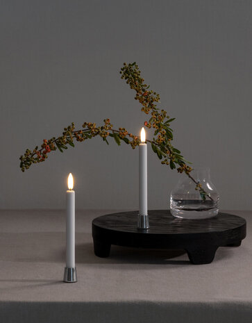 Uyuni Lighting Uyuni Mini Candle Holder set of 2 chrome for mini candles