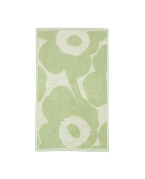 Marimekko Marimekko Unikko handdoek 30x50cm saliegroen