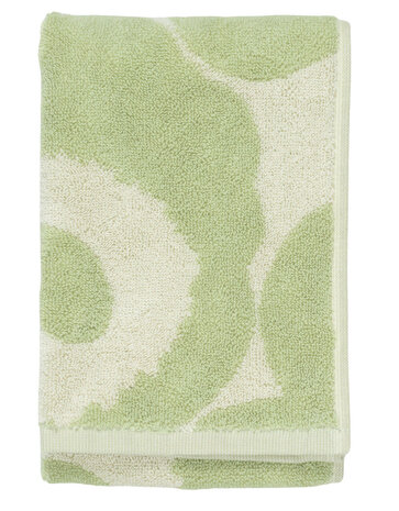 Marimekko Marimekko Unikko handdoek 30x50cm saliegroen