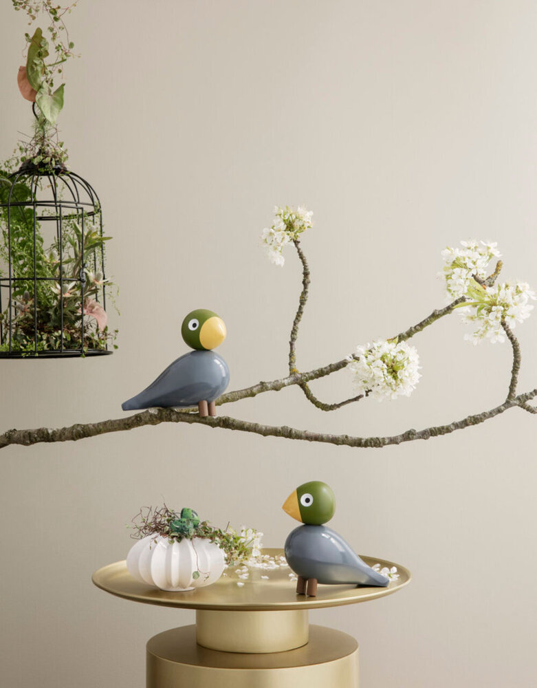 Kay Bojesen Denmark Kay Bojesen Songbird Nightingale H15.5cm aqua