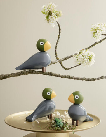 Kay Bojesen Denmark Kay Bojesen Songbird Nightingale H15.5cm aqua