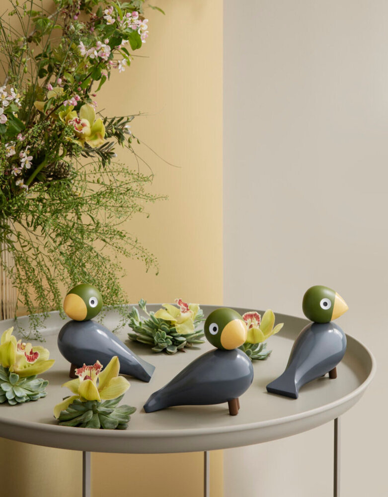 Kay Bojesen Denmark Kay Bojesen Songbird Nightingale H15.5cm aqua