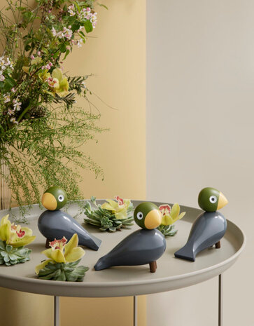 Kay Bojesen Denmark Kay Bojesen Songbird Nightingale H15.5cm aqua