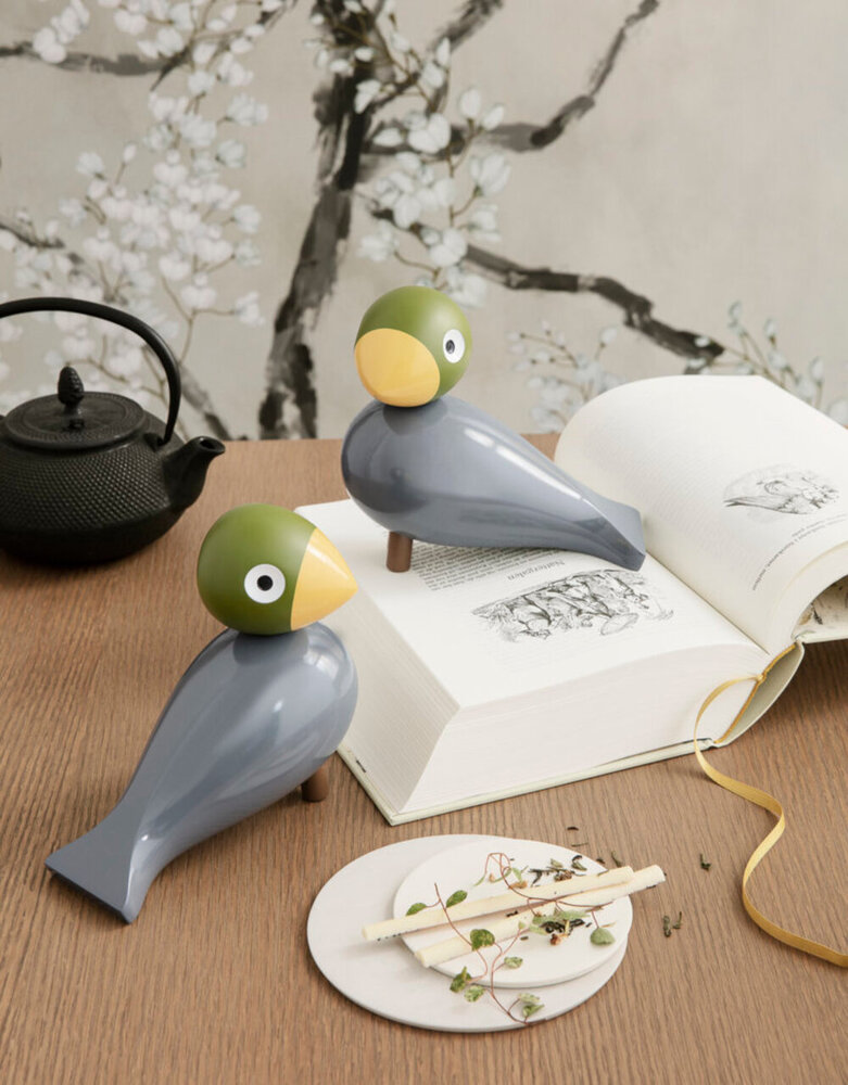 Kay Bojesen Denmark Kay Bojesen Songbird Nightingale H15.5cm aqua