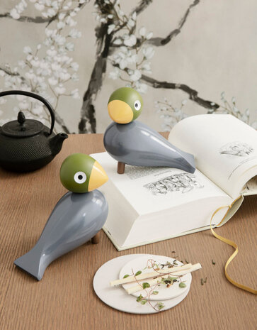 Kay Bojesen Denmark Kay Bojesen Songbird Nightingale H15.5cm aqua