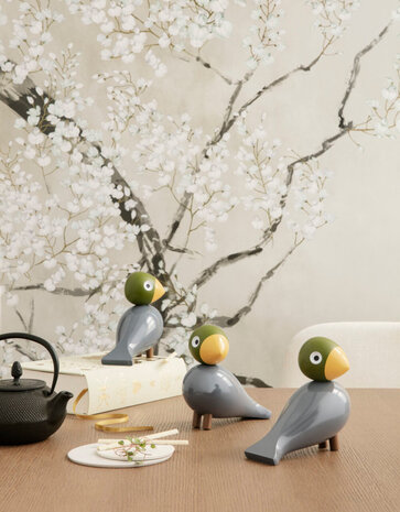 Kay Bojesen Denmark Kay Bojesen Songbird Nightingale H15.5cm aqua