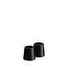 Uyuni Lighting Uyuni Mini Candle Holder set of 2 matte black for mini candles