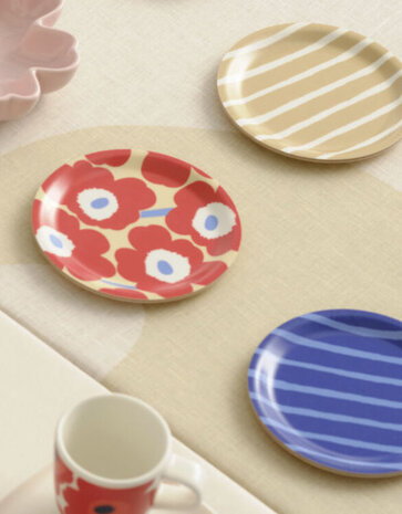 Marimekko Marimekko Unikko onderzetter Lichtblauw