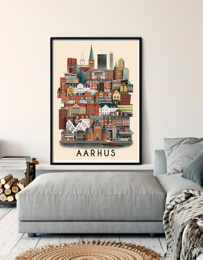 Martin Schwartz Martin Schwartz Aarhus poster (various sizes) Martin Schwartz Martin Schwartz Aarhus poster (various sizes)