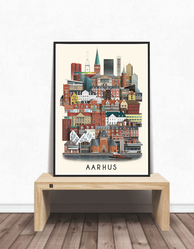 Martin Schwartz Martin Schwartz Aarhus poster (various sizes) Martin Schwartz Martin Schwartz Aarhus poster (various sizes)