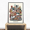Martin Schwartz Martin Schwartz Aarhus poster (various sizes) Martin Schwartz Martin Schwartz Aarhus poster (various sizes)