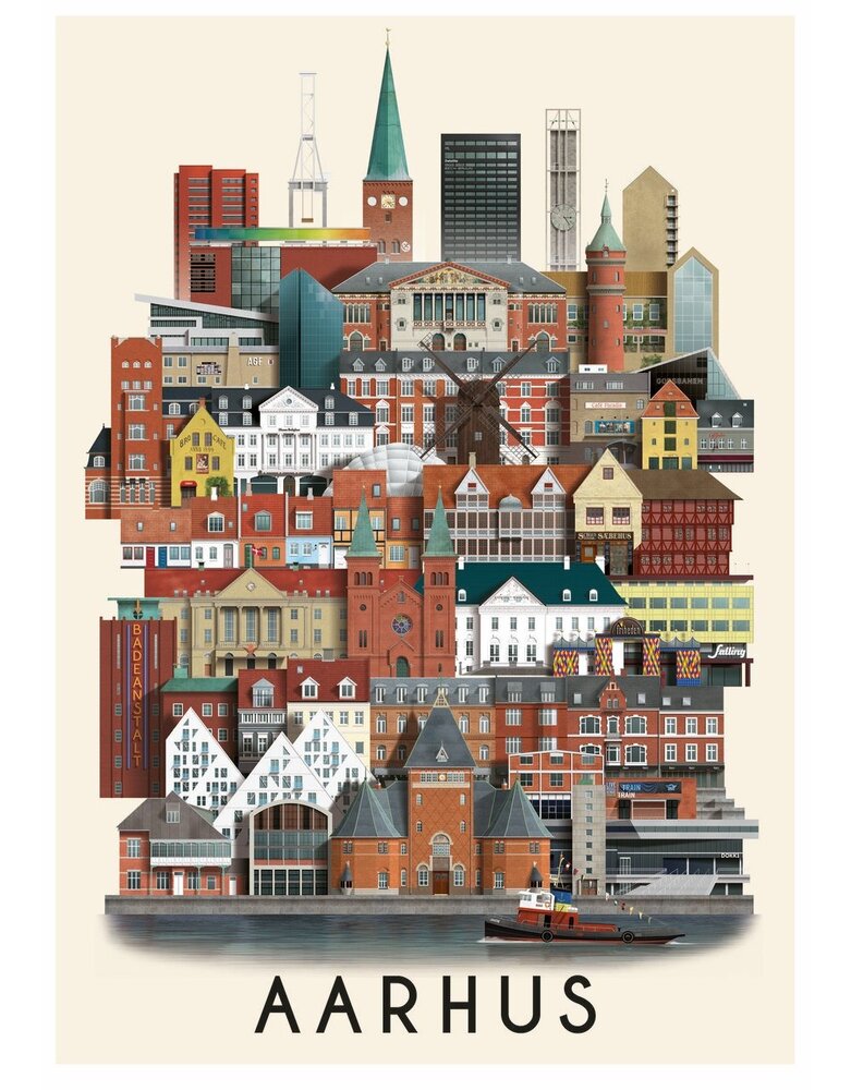 Martin Schwartz Martin Schwartz Aarhus poster (various sizes) Martin Schwartz Martin Schwartz Aarhus poster (various sizes)