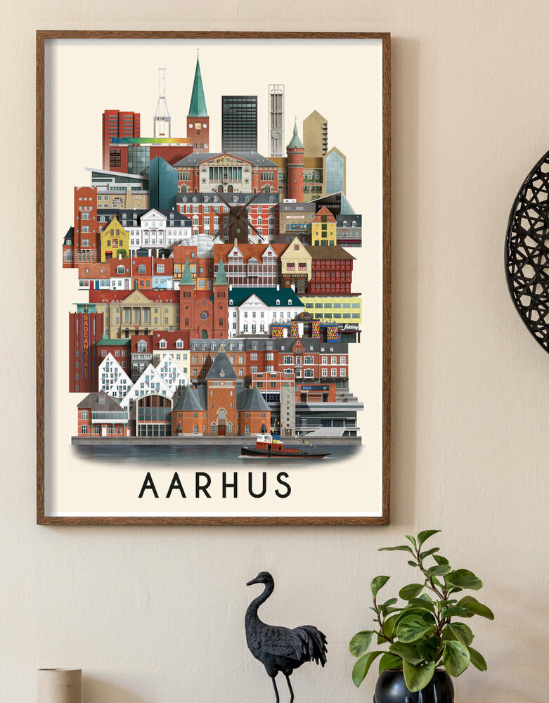 Martin Schwartz Martin Schwartz Aarhus poster (various sizes) Martin Schwartz Martin Schwartz Aarhus poster (various sizes)