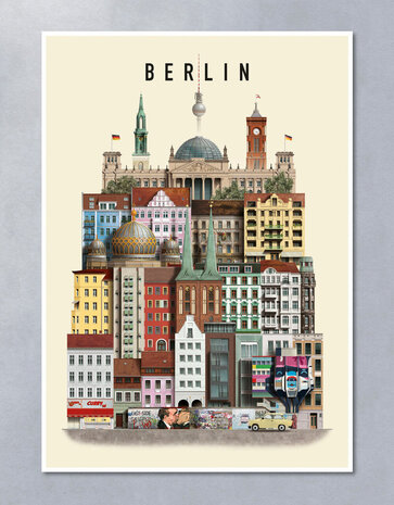 Martin Schwartz Martin Schwartz A4 poster Berlijn