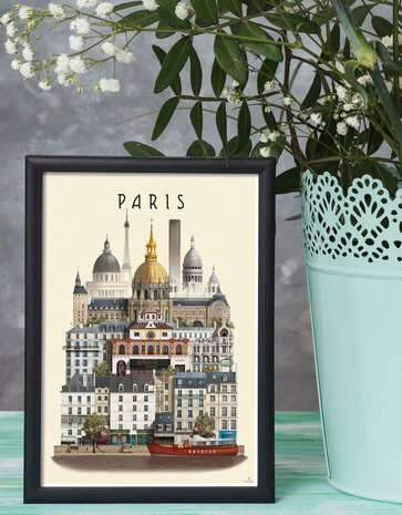 Martin Schwartz Martin Schwartz A4 poster Paris