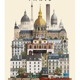 Martin Schwartz Martin Schwartz A4 poster Parijs