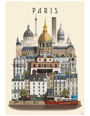 Martin Schwartz Martin Schwartz A4 poster Paris