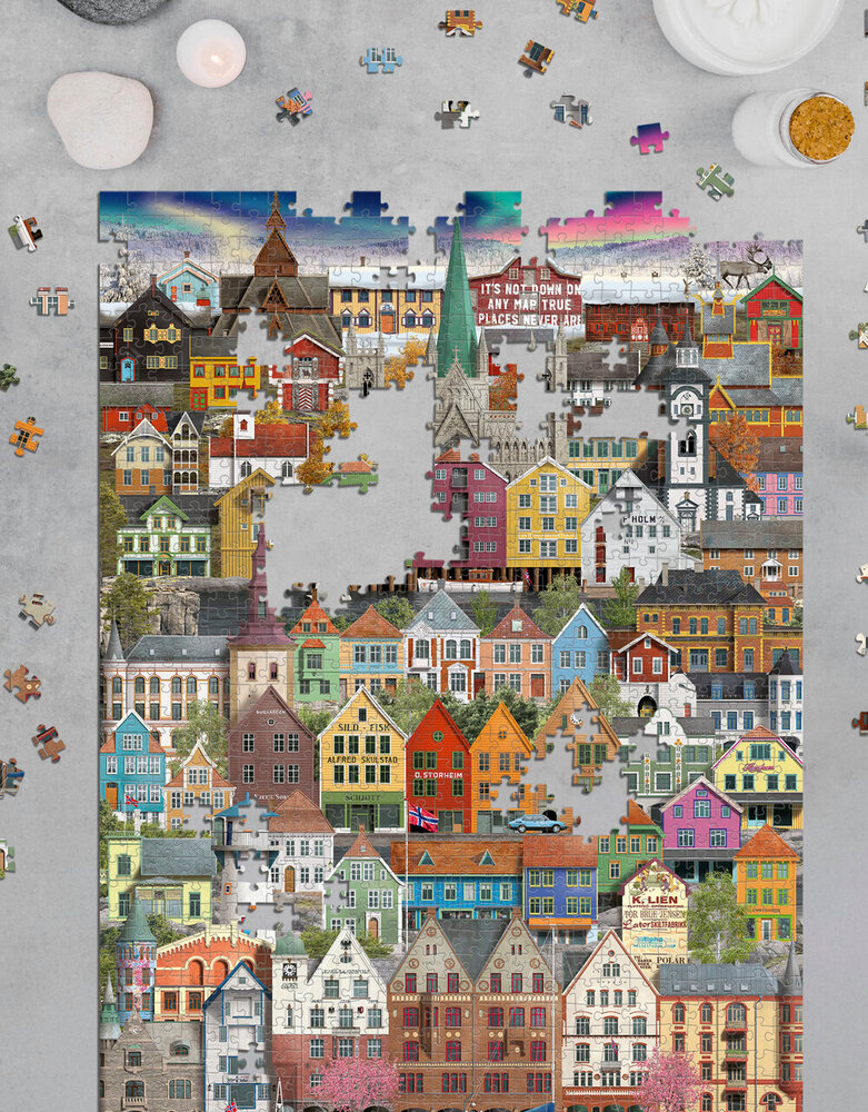 Martin Schwartz Martin Schwartz Norway puzzle 1000 pieces – 50x70cm Martin Schwartz Martin Schwartz Norway puzzle 1000 pieces – 50x70cm