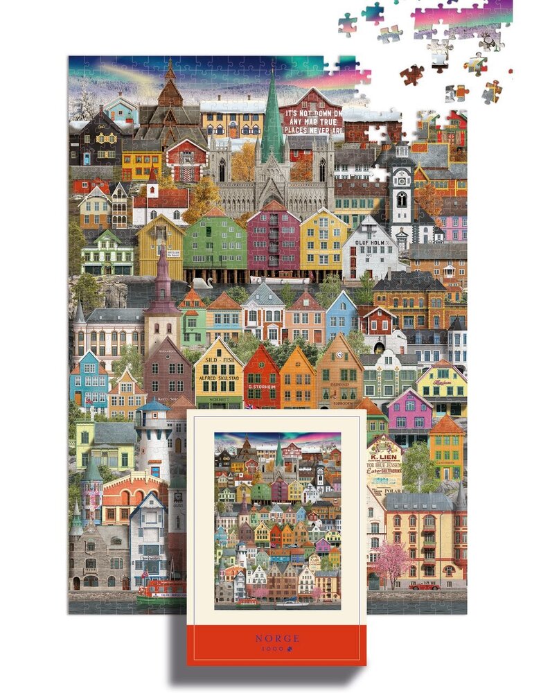 Martin Schwartz Martin Schwartz Noorwegen puzzel 1000 stukjes – 50x70cm