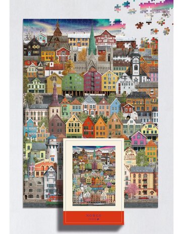Martin Schwartz Martin Schwartz Noorwegen puzzel 1000 stukjes – 50x70cm