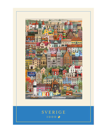 Martin Schwartz Martin Schwartz Sweden puzzle 1000 pieces – 50x70cm Martin Schwartz Martin Schwartz Sweden puzzle 1000 pieces – 50x70cm