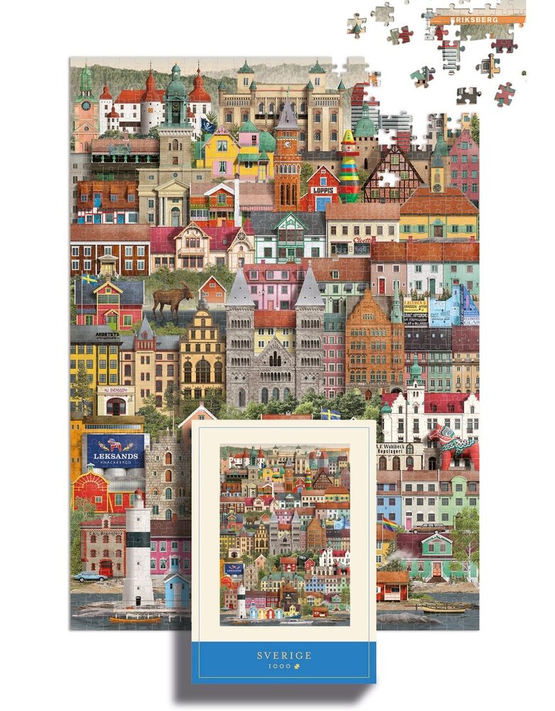 Martin Schwartz Martin Schwartz Zweden puzzel 1000 stukjes – 50x70cm