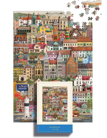Martin Schwartz Martin Schwartz Zweden puzzel 1000 stukjes – 50x70cm
