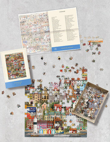 Martin Schwartz Martin Schwartz Zweden puzzel 1000 stukjes – 50x70cm