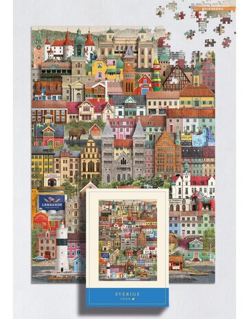 Martin Schwartz Martin Schwartz Zweden puzzel 1000 stukjes – 50x70cm