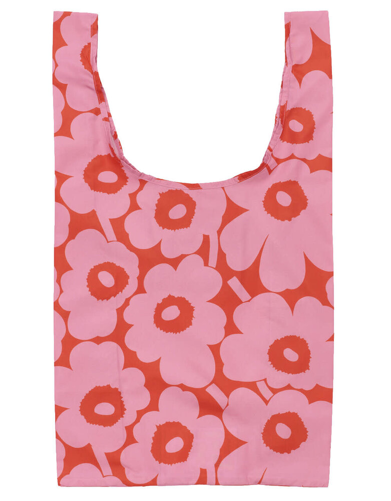 Marimekko Marimekko Smartbag vouwtasje Unikko roze-rood Marimekko Marimekko Smartbag vouwtasje Unikko roze-rood