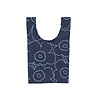 Marimekko Marimekko Mini Smartbag vouwtasje Piirto Unikko blauw Marimekko Marimekko Mini Smartbag vouwtasje Piirto Unikko blauw