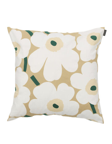 Marimekko Marimekko Pieni Unikko kussenhoes 50x50 cm hooi-smaragdgroen Marimekko Marimekko Pieni Unikko kussenhoes 50x50 cm hooi-smaragdgroen
