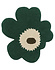 Marimekko Unikko Bath mat 73x74cm emerald green