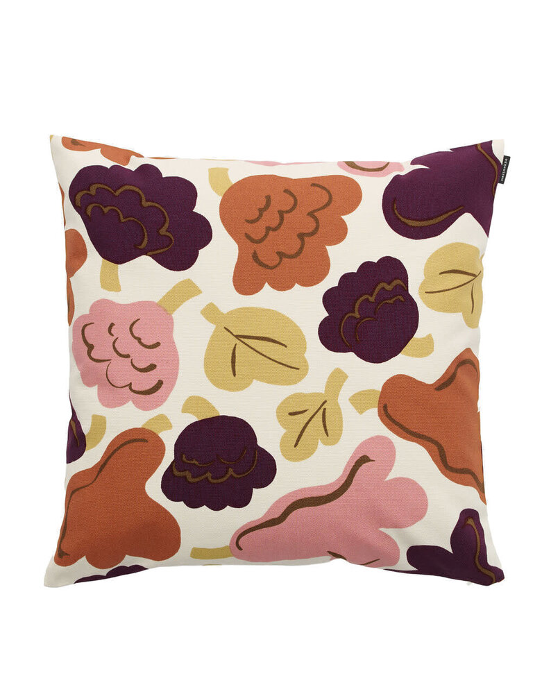 Marimekko Marimekko Pieni Kukasta kukkaan kussenhoes 50x50 cm pruim-roze-terracotta