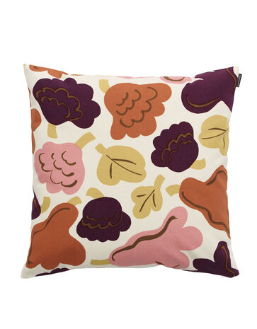 Marimekko Marimekko Pieni Kukasta kukkaan kussenhoes 50x50 cm pruim-roze-terracotta