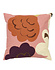 Marimekko Kukasta kukkaan cushion cover 50x50 cm plum-pink-terracotta Marimekko Kukasta kukkaan cushion cover 50x50 cm plum-pink-terracotta