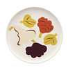 Marimekko Marimekko Kukasta kukkaan plate 20cm vanilla-terracotta-plum Marimekko Marimekko Kukasta kukkaan plate 20cm vanilla-terracotta-plum