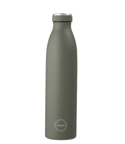 AYA & IDA AYA & IDA Thermo RVS Drinkfles 750 ml Tropisch Groen AYA & IDA AYA & IDA Thermo RVS Drinkfles 750 ml Tropisch Groen