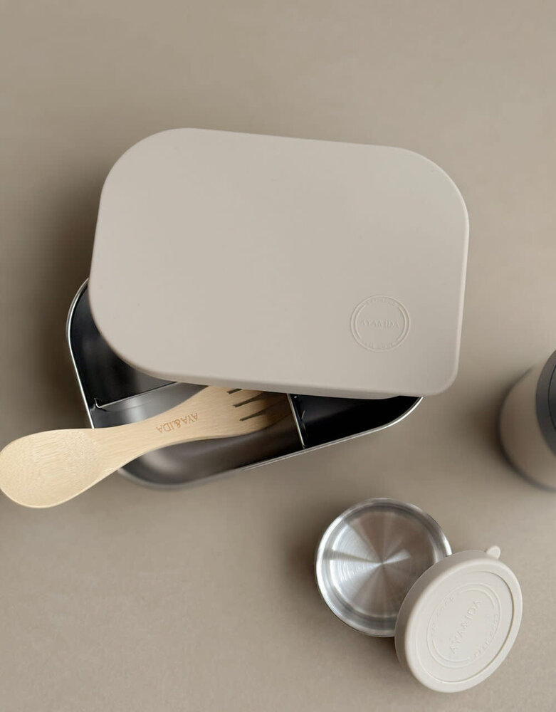 AYA & IDA AYA & IDA Lunchbox 900 ml Beige Lunchbox incl. vaste divider