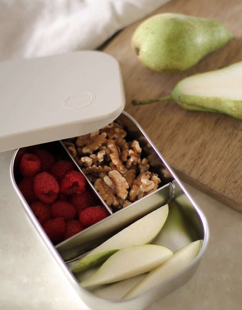 AYA & IDA AYA & IDA Lunchbox 900 ml Beige Lunchbox incl. vaste divider